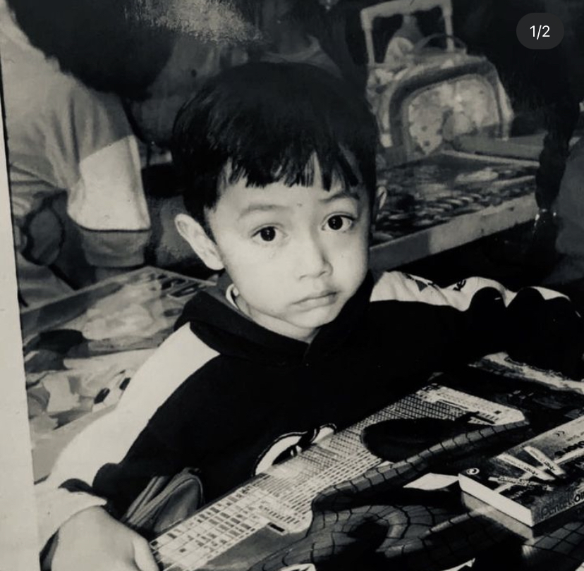 Firzan as a child